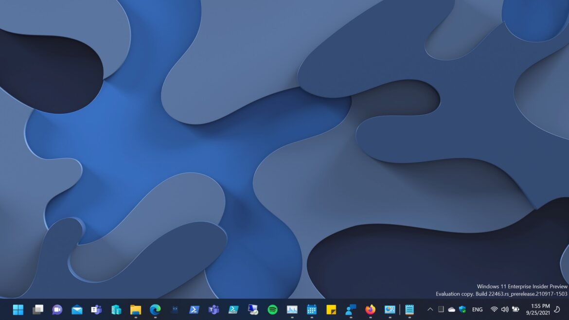 Given a try with Windows 11 Insider Preview Build 22463