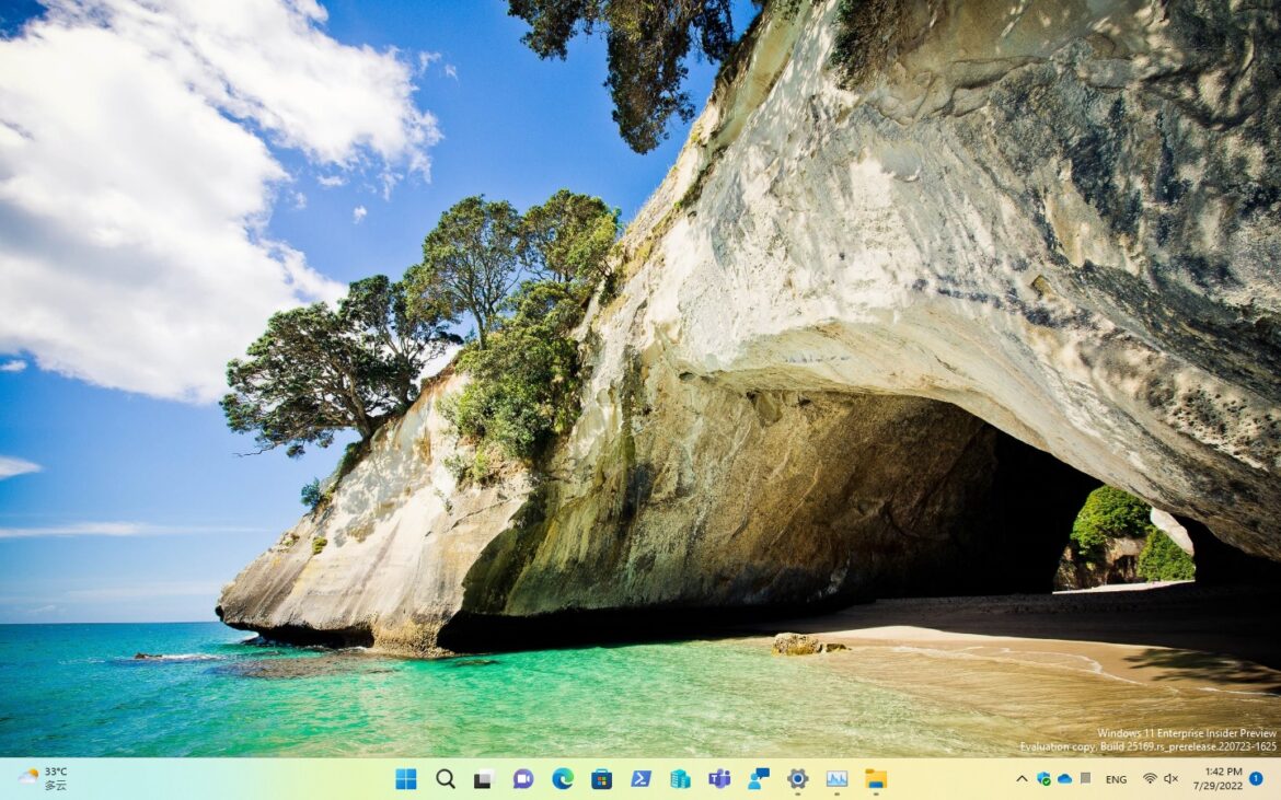 Given a try with Windows 11 Insider Preview Build 25169