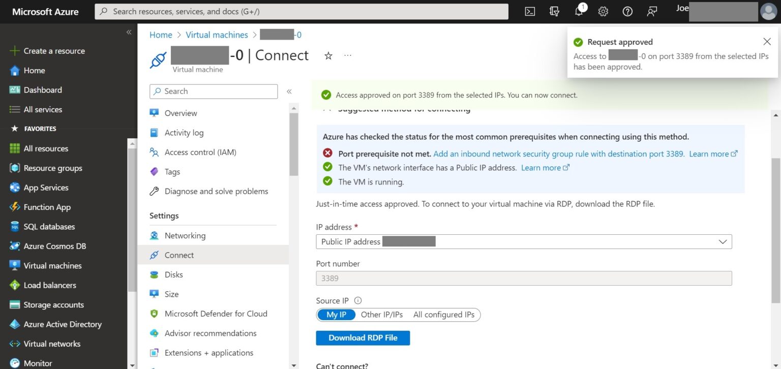 How to using Just-In-Time (JIT) feature on Azure - AugmaStudio