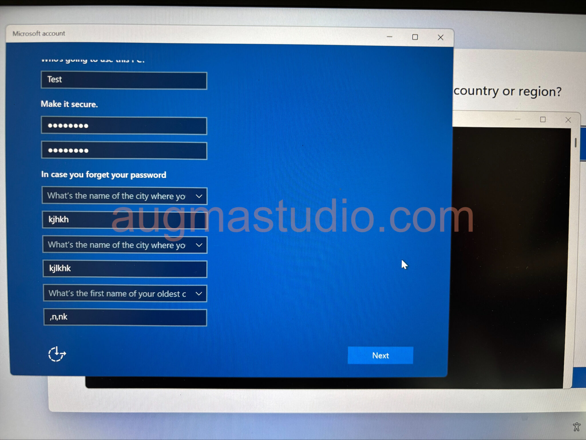 The quickest way to bypass Windows 11 OOBE - AugmaStudio